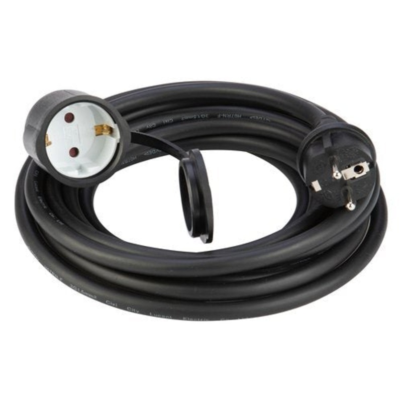Outdoor Extension Cord IP44 5m-Plug and Socket