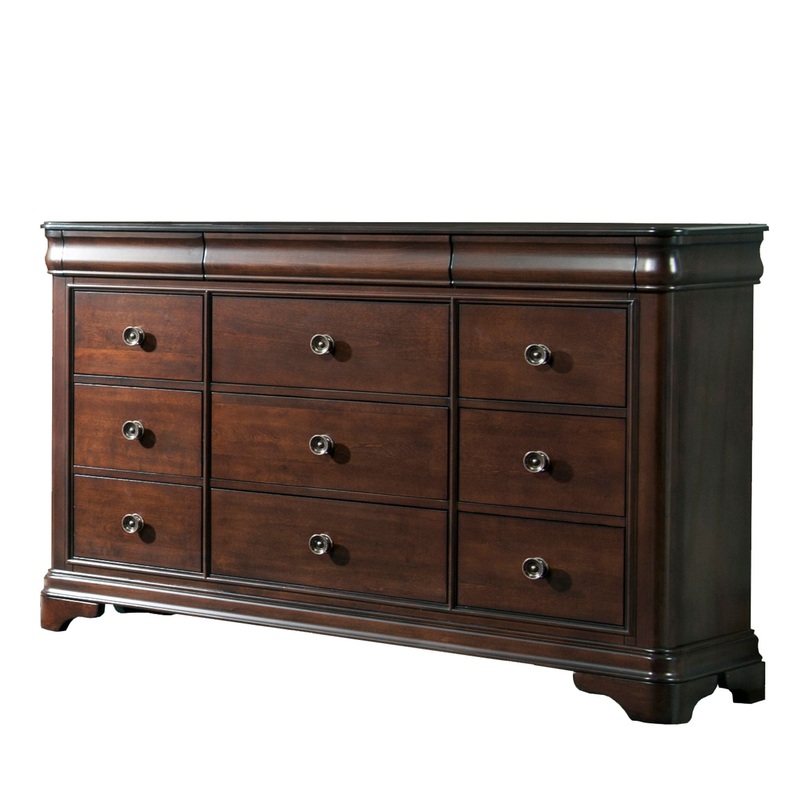 Cameron – Dresser|Dark Brown|Dresser & Mirror|Dressers