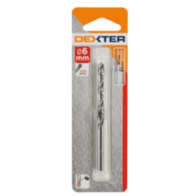 DEXTER METAL DRILL BIT DIAM 6MM. LONG