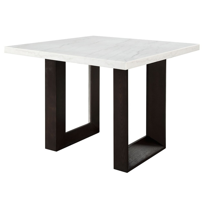 Edwyn – Table With Marble Top|White|Dark Brown|Coffee Tables|End Tables|Sofa Tables|Counter Tables