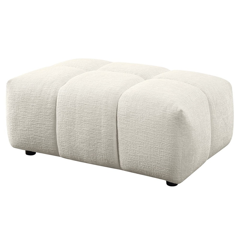Loanna – Ottoman – Beige Linen