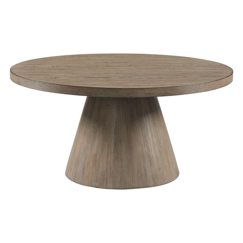 Portland – Round Coffee Table|Black|Gray