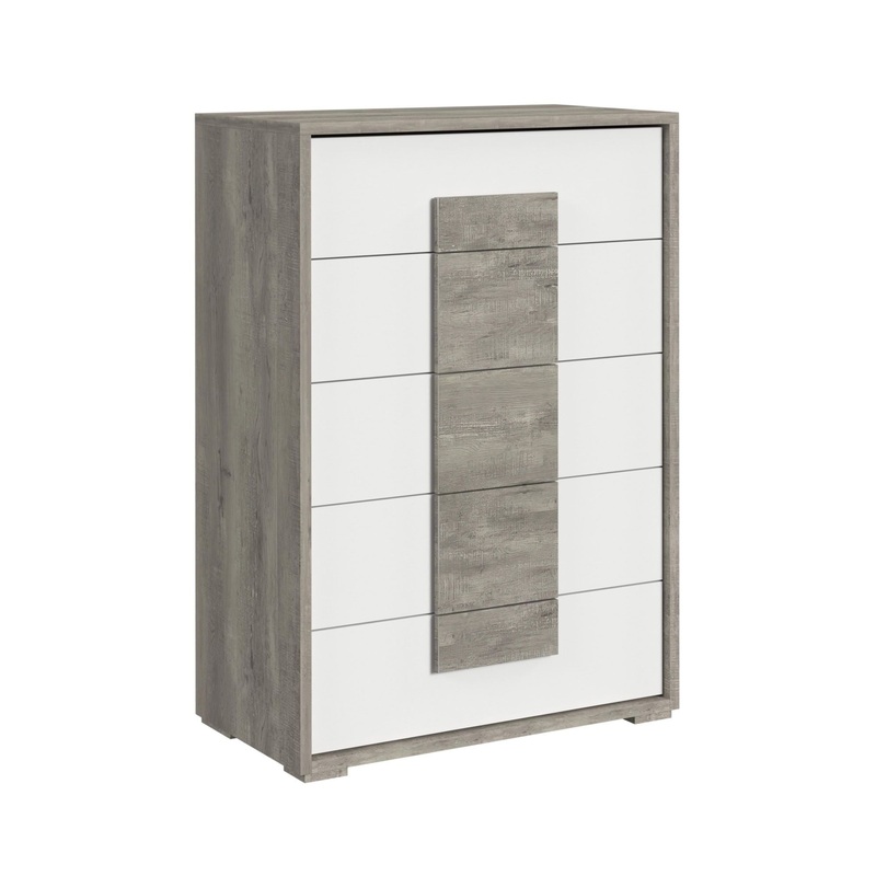 San Matteo – 5-Drawer Chest – Gray