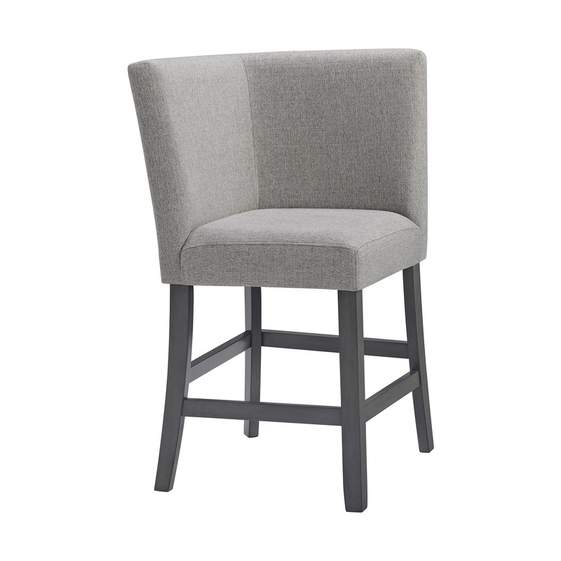 Seneca – Counter Corner Bench With Upholstered Back