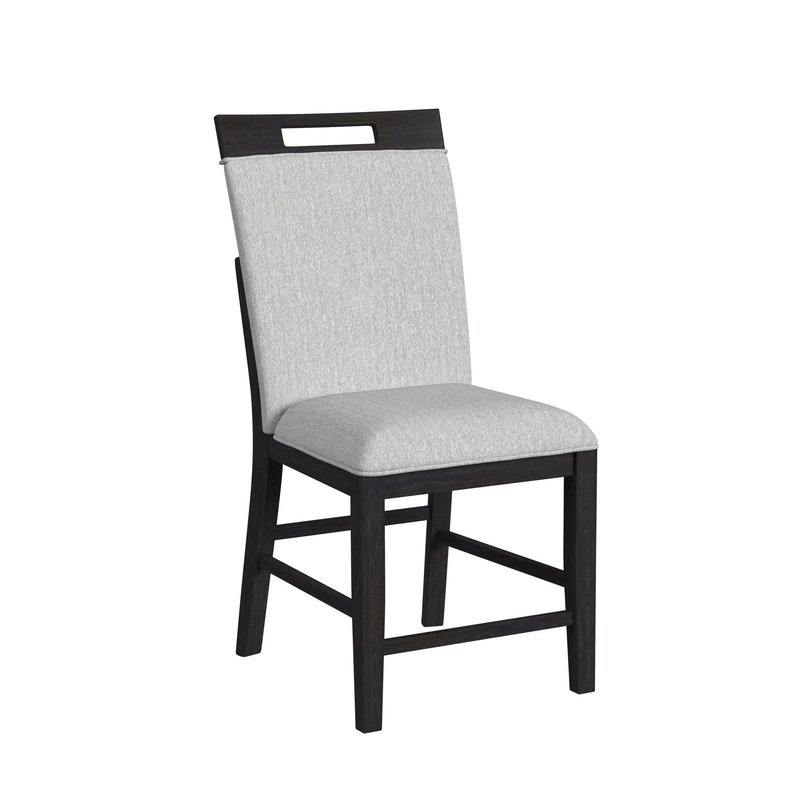 Transcend – Counter Side Chair (Set of 2) – Charcoal