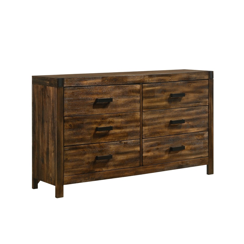 Warner – Dresser|Dark Brown|Dresser & Mirror|Dressers