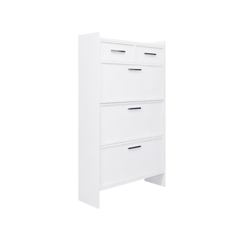 3 Doors Shoe Cabinet With 2 Drawers