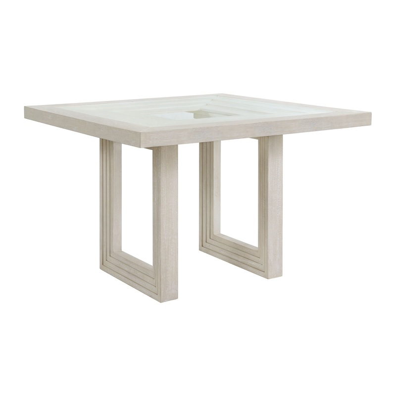 Avalanche – Square Counter Table – Antique White