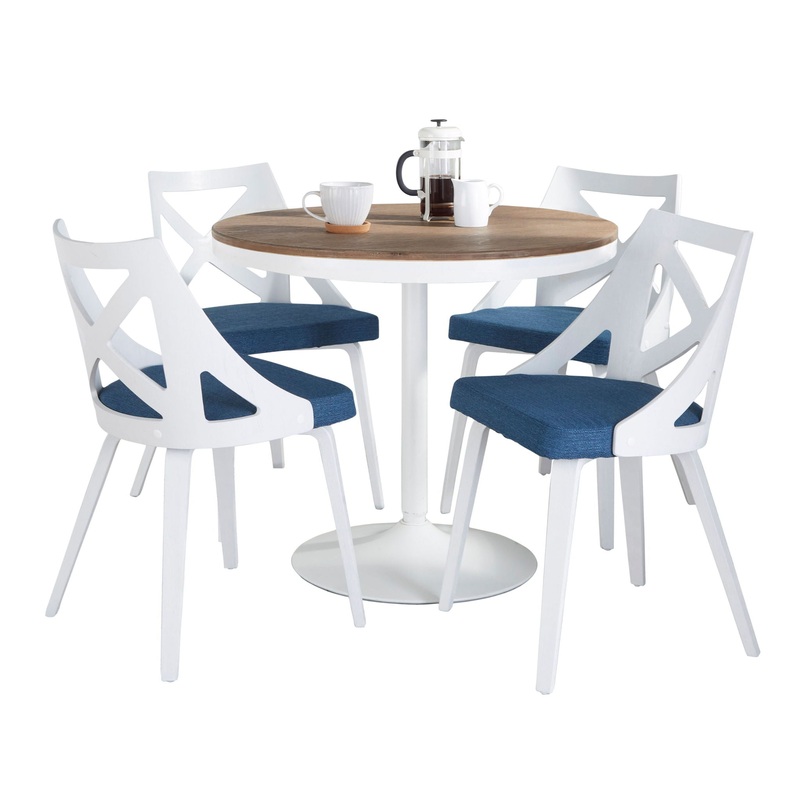 Dakota Charlotte – 5 Piece Contemporary Design Dining Set