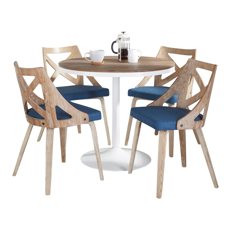 Dakota Charlotte – 5 Piece Dining Set Contemporary