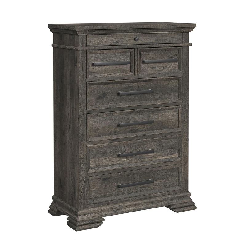 Park Ridge – 6-Drawer Chest – Charcoal