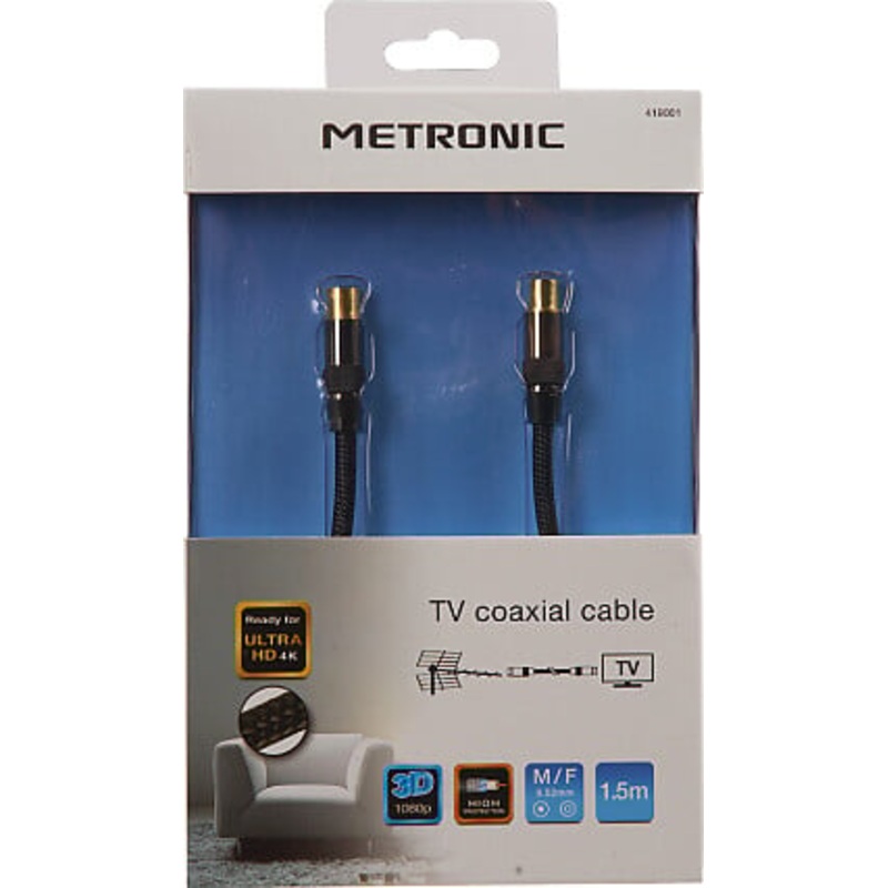 COAXIAL EXTENSION MALE/FEMALE 1.5 M