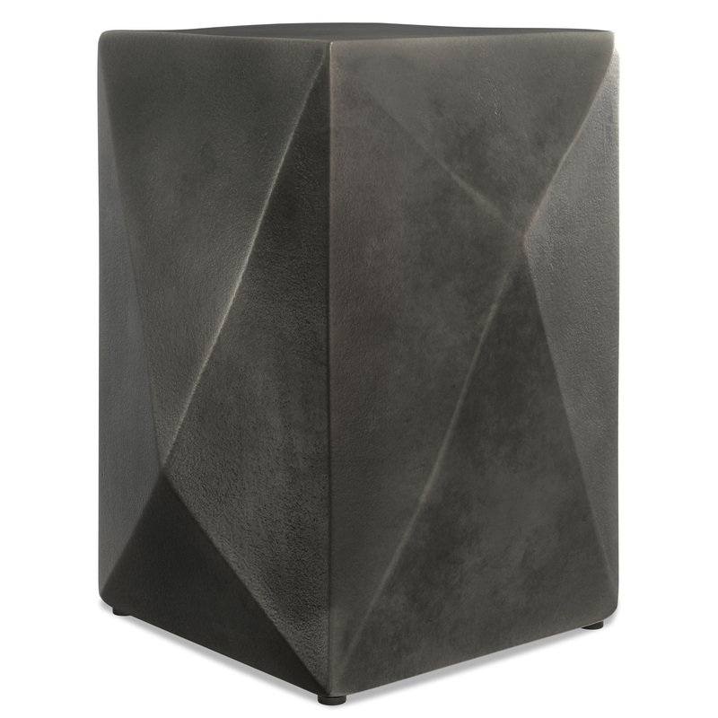 Danner – Cast Aluminum Side Table – Black