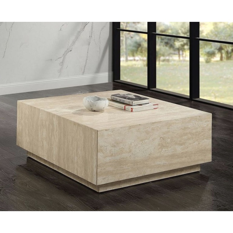 Deon – Travertine Table – Beige