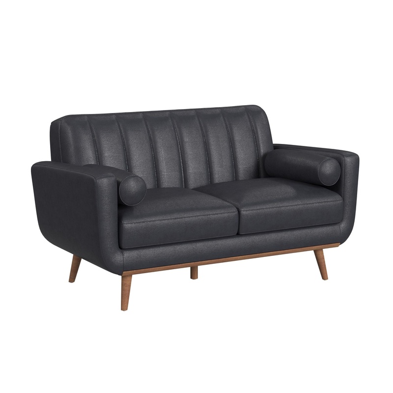 Horizon – Loveseat With Wood Front 2 Pillows