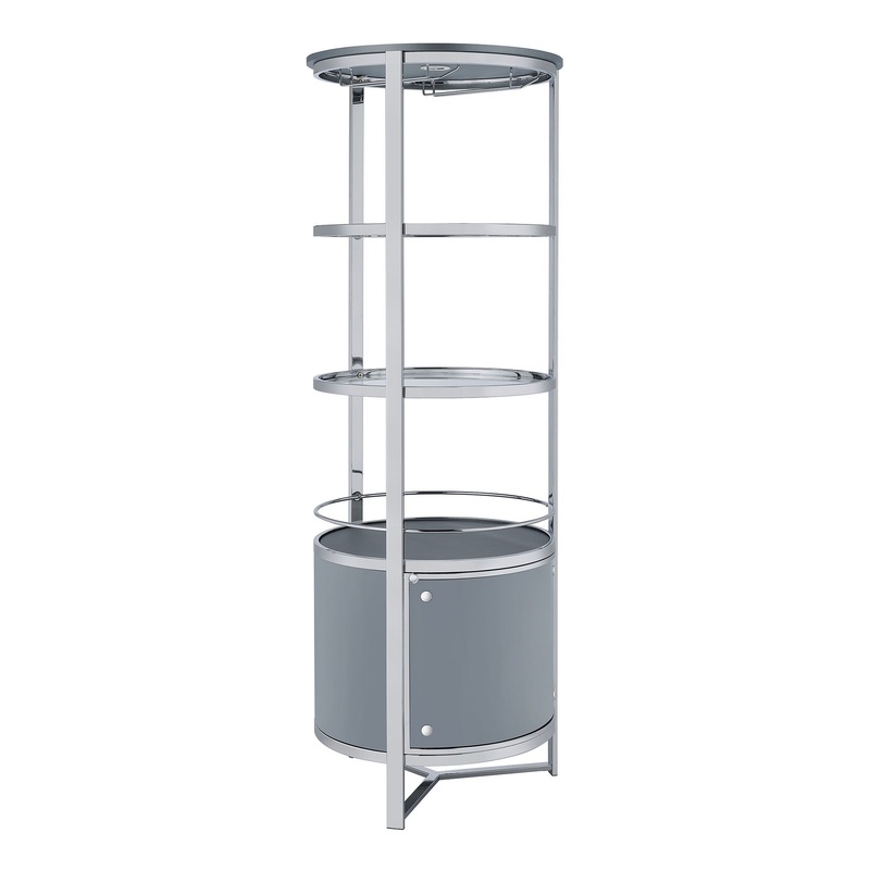 Lalia – Wine Rack With LED|Gray|White|Black