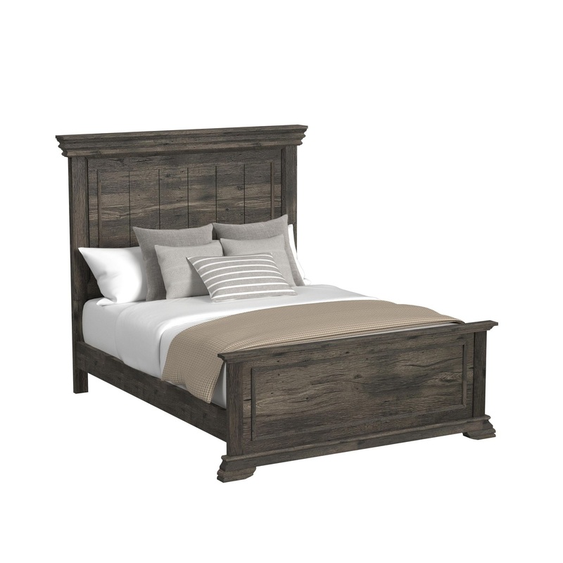 Park Ridge – Panel Bed|Dark Gray|King|Queen|Twin|Full
