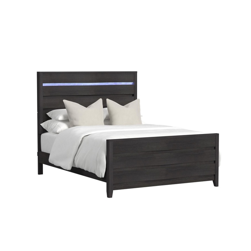 Tobias – Bed With LED|Black|Twin|Full|King|Queen