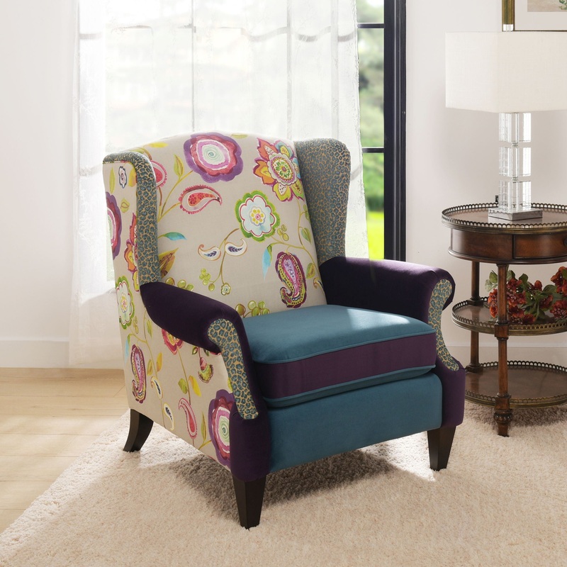 Anya – Boho Chic Wingback Accent Arm Chair