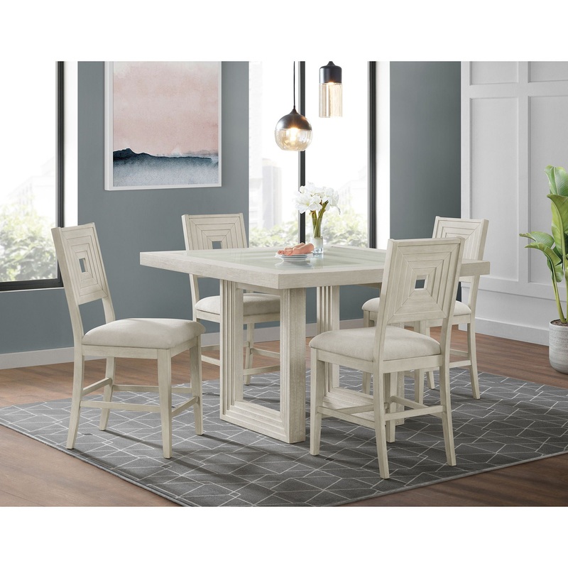Avalanche – Square Counter Height Dining Set