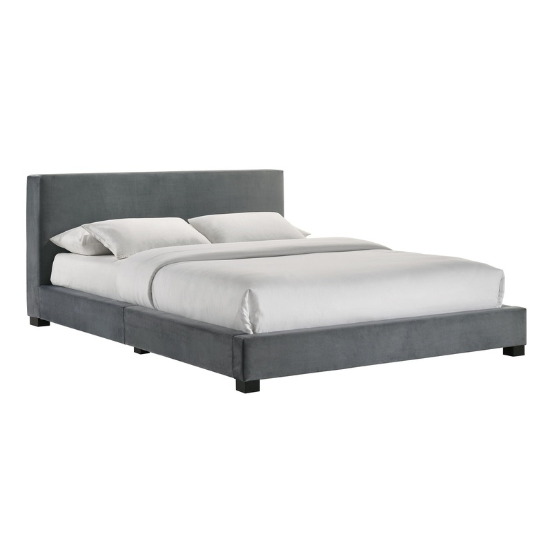 Brookhaven – Upholstered Bed|Gray|Full|Twin