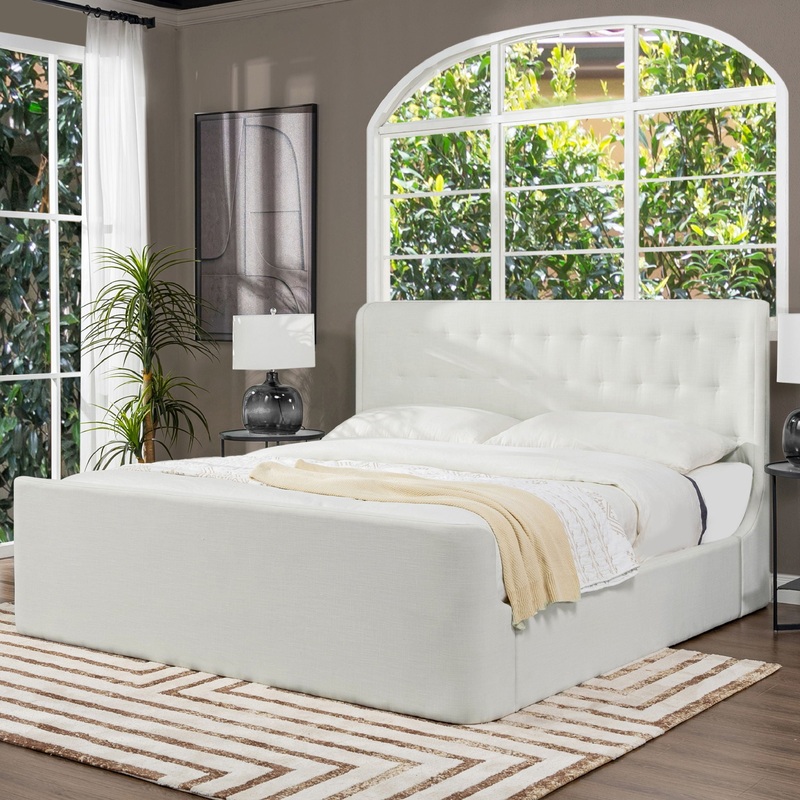 Brooks – Contemporary Tufted Shelter Platform Bed