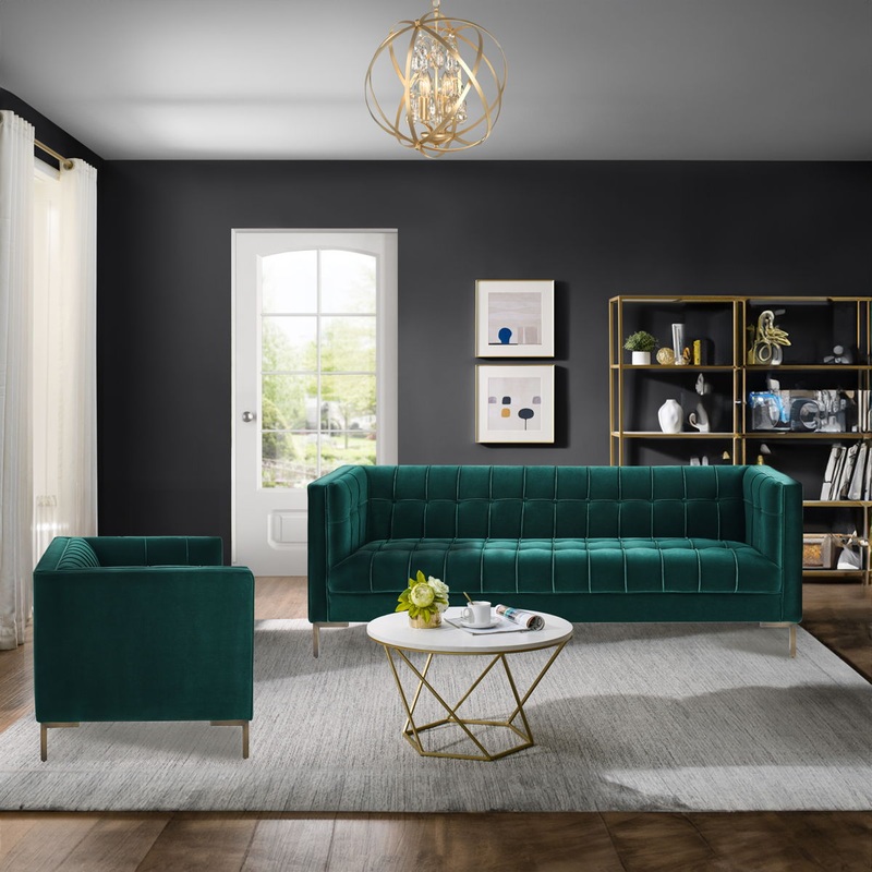 Isaac – Sofa And Loveseat – Gray