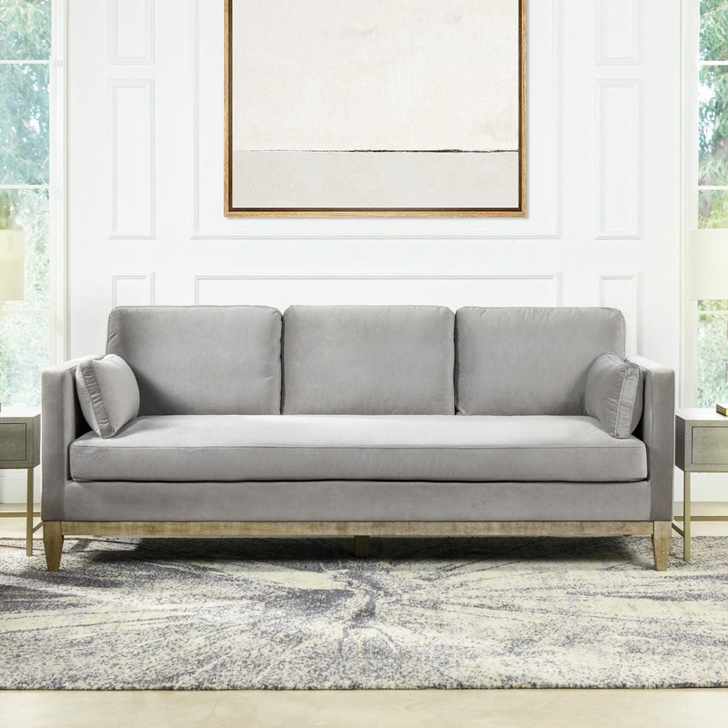 Knox – Modern Farmhouse Sofa|Dark Gray|Dark Brown|Dark Green|Blue|Beige|Light Brown|Orange