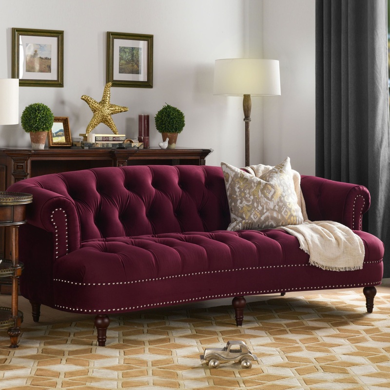 La Rosa – Victorian Chesterfield Tufted Sofa