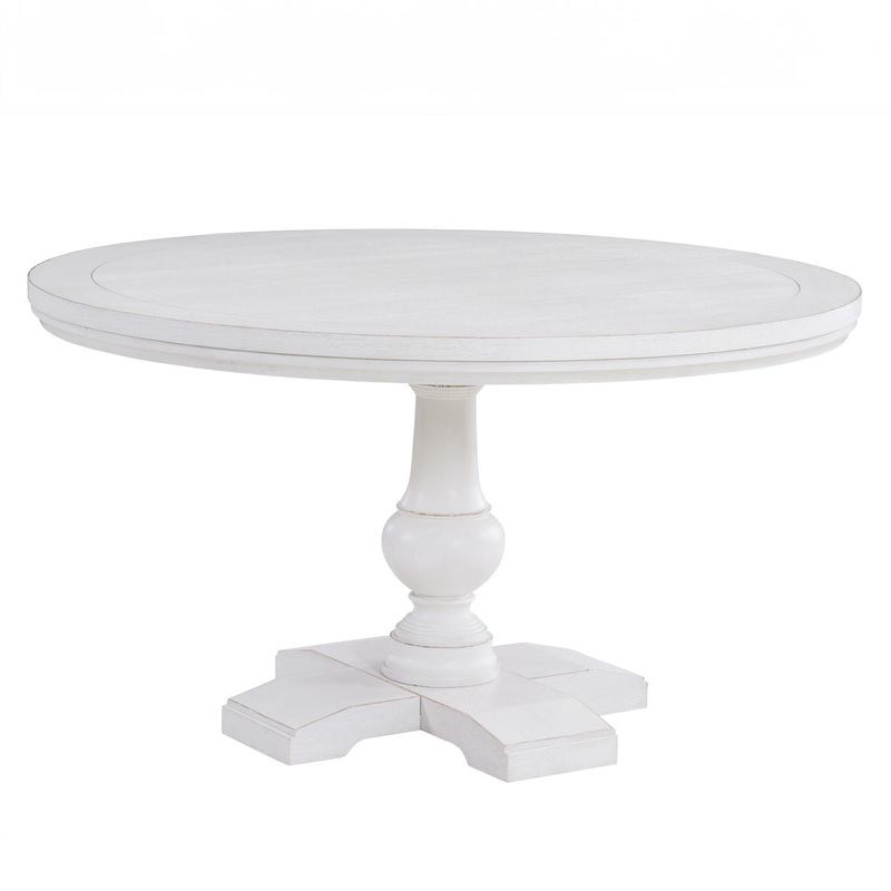 Warren – 54 Round Dining Table – White