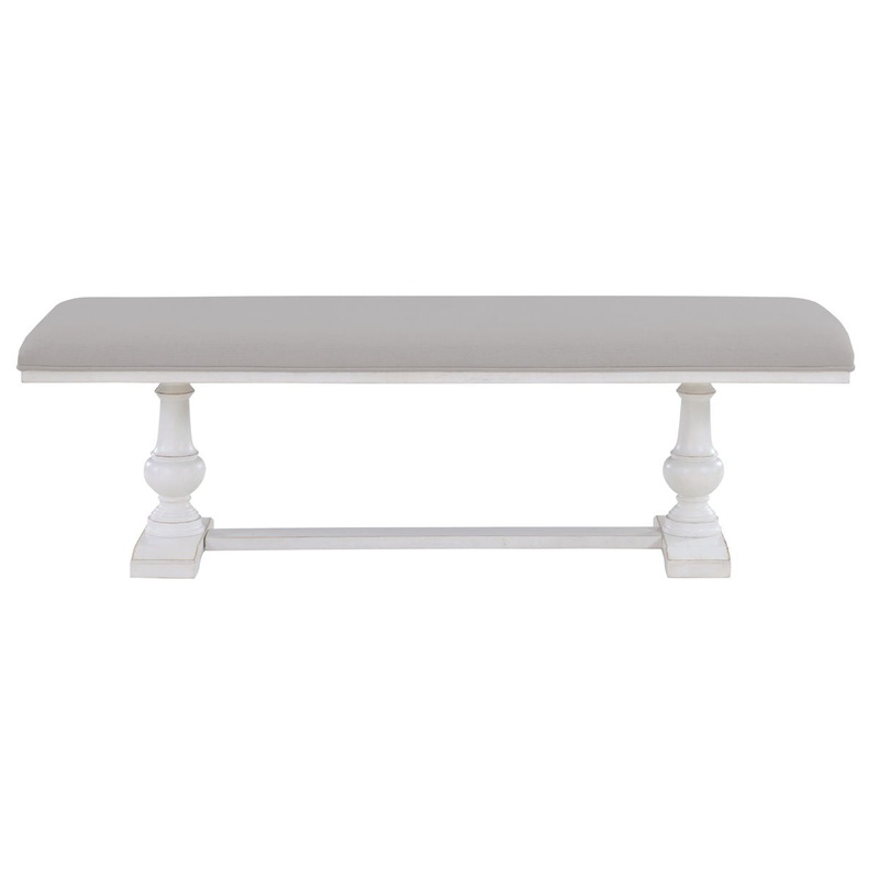 Warren – Bench – Distressed White