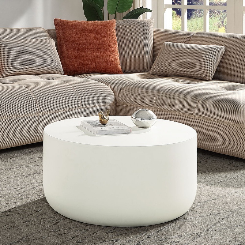 Dustan – Coffee Table – Natural White