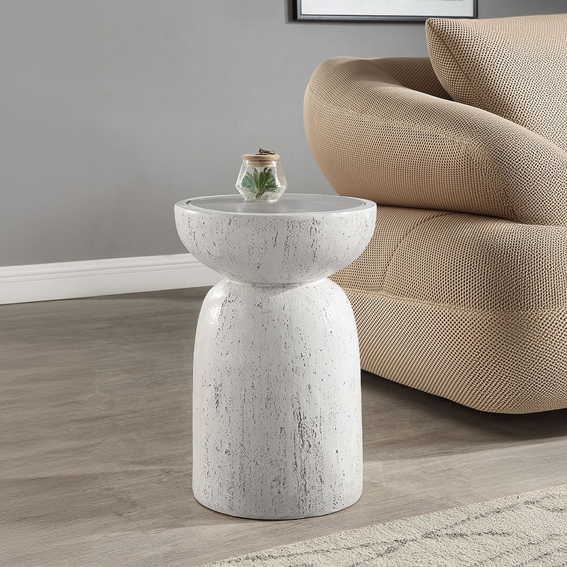 Dylana – Accent Table – Natural Gray