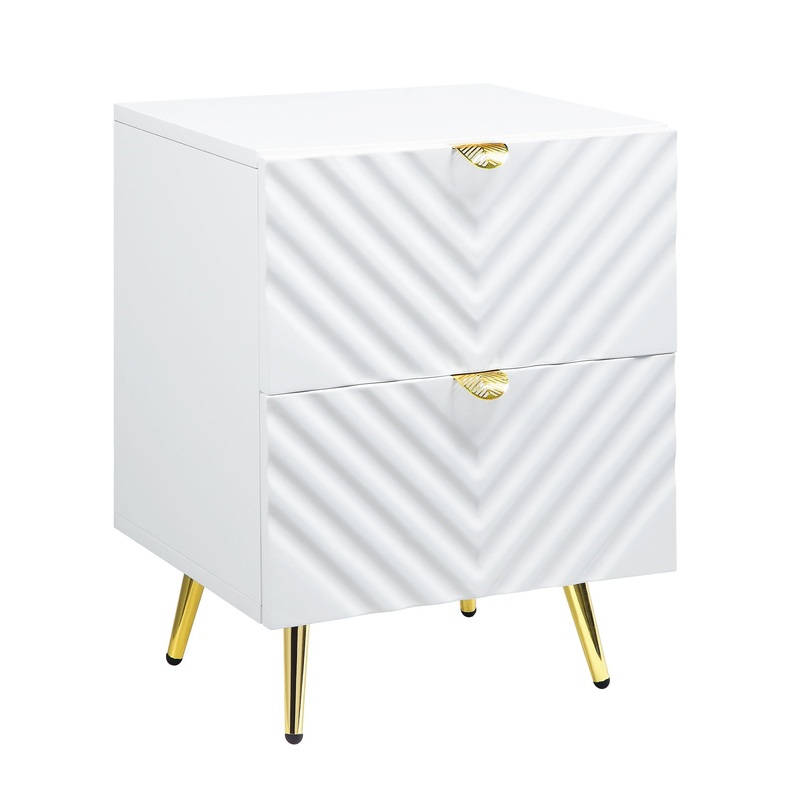 Gaines – High Gloss Nightstand