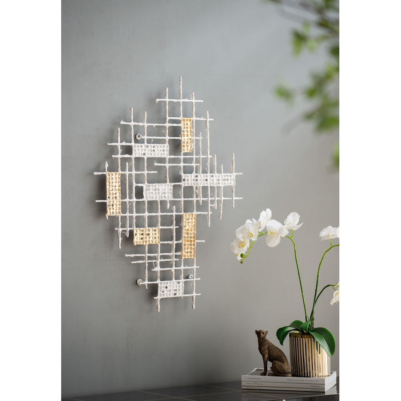 Wall Decor – White / Gold