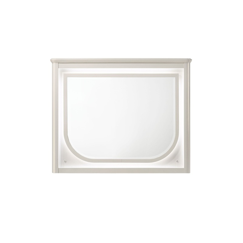 Laveda – Mirror With LED – White
