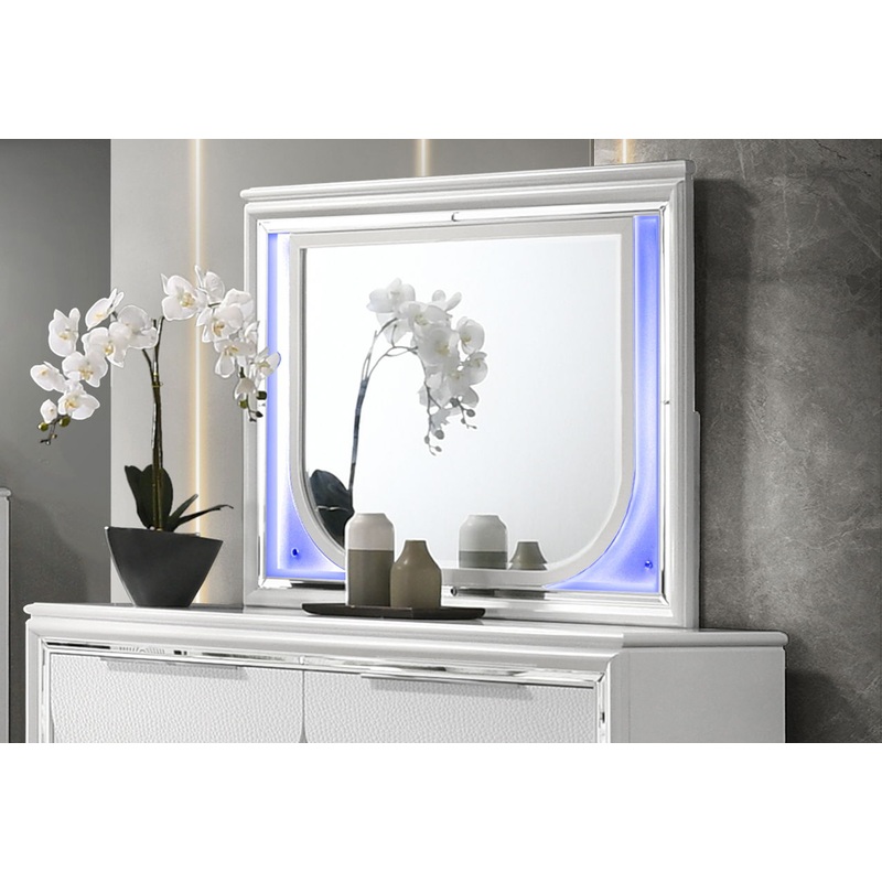 Tarian – Mirror With LED – White