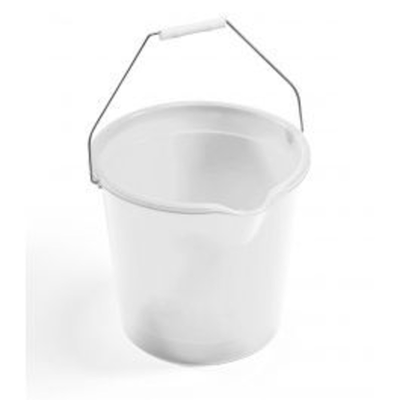 10LT CREAM PVC ROUND BUCKET