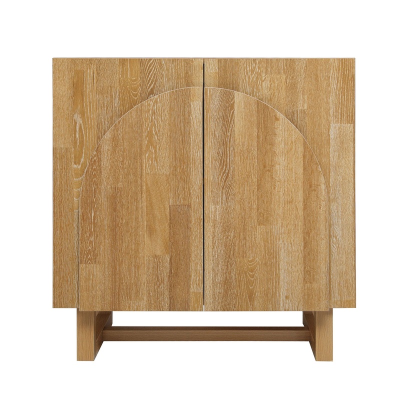 2 Door Cabinet, Suitable For Bedroom – Natural