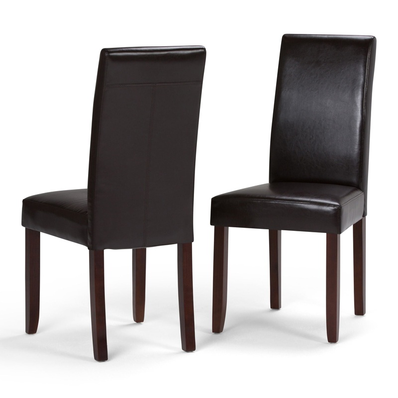 Acadian – Parson Dining Chair (Set of 2) – Tanners Brown