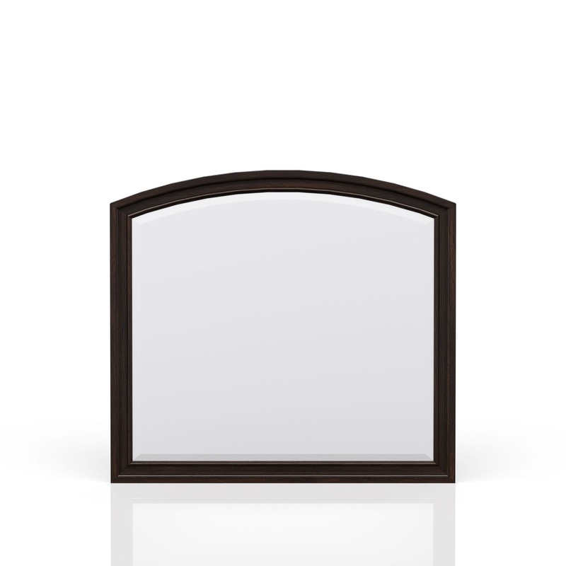 Elegant Design Mirror – Dark Cherry