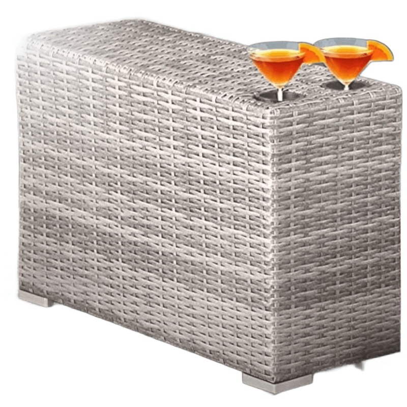 Shick Outdoor Side Table – Gray Mix