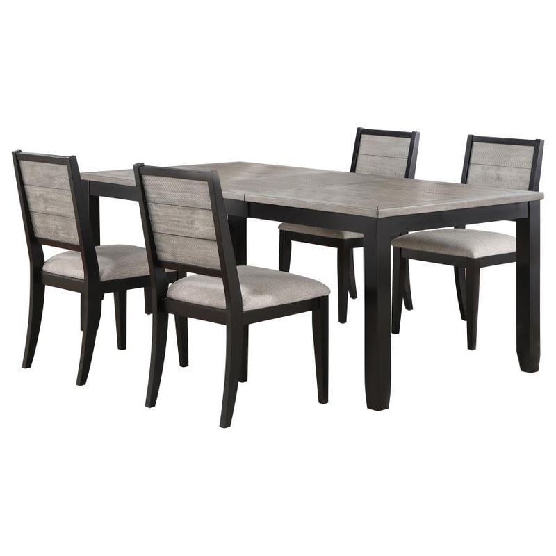 Elodie – Rectangular Extension Leaf Dining Set