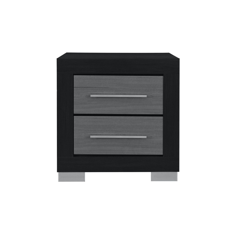 Emma – Nightstand – Black / Gray