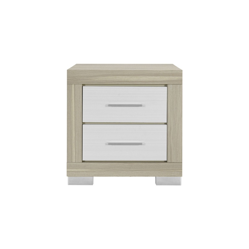 Emma – Nightstand – Natural / White