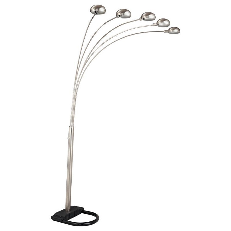 Kayd – Arc 5-light Dome Shade Metal Floor Lamp
