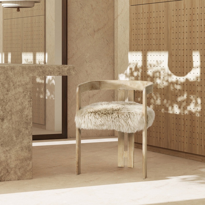 Millwick – Low Back Dining Chair – Natural Blonde