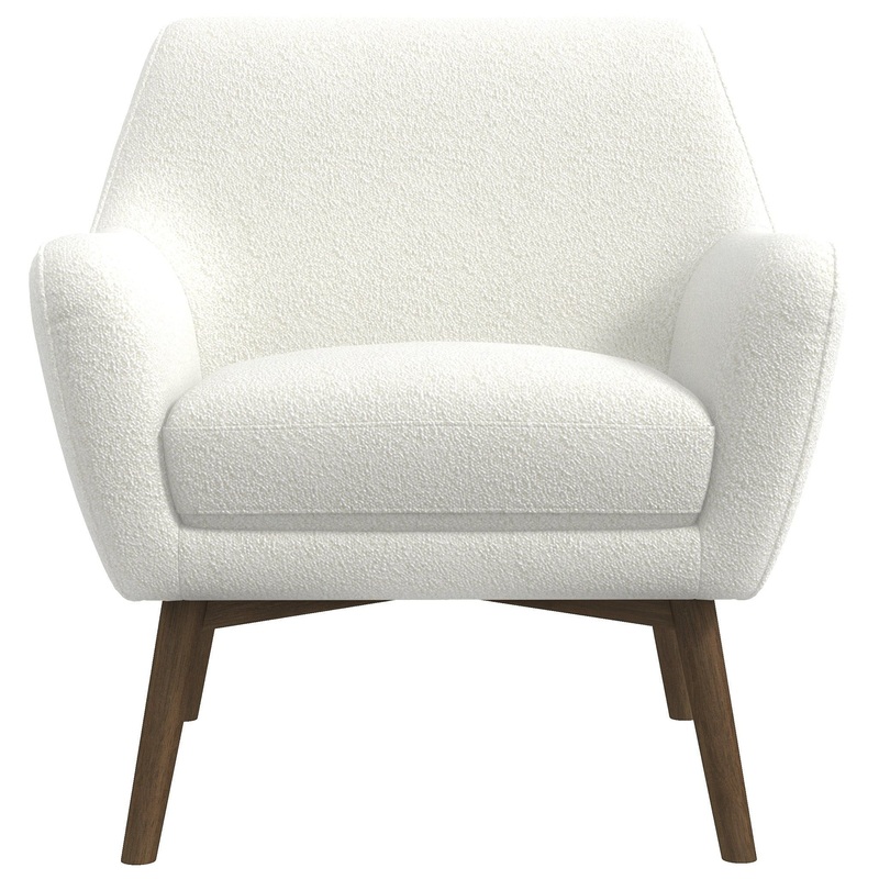 Panom – Lounge Chair – Brown / White