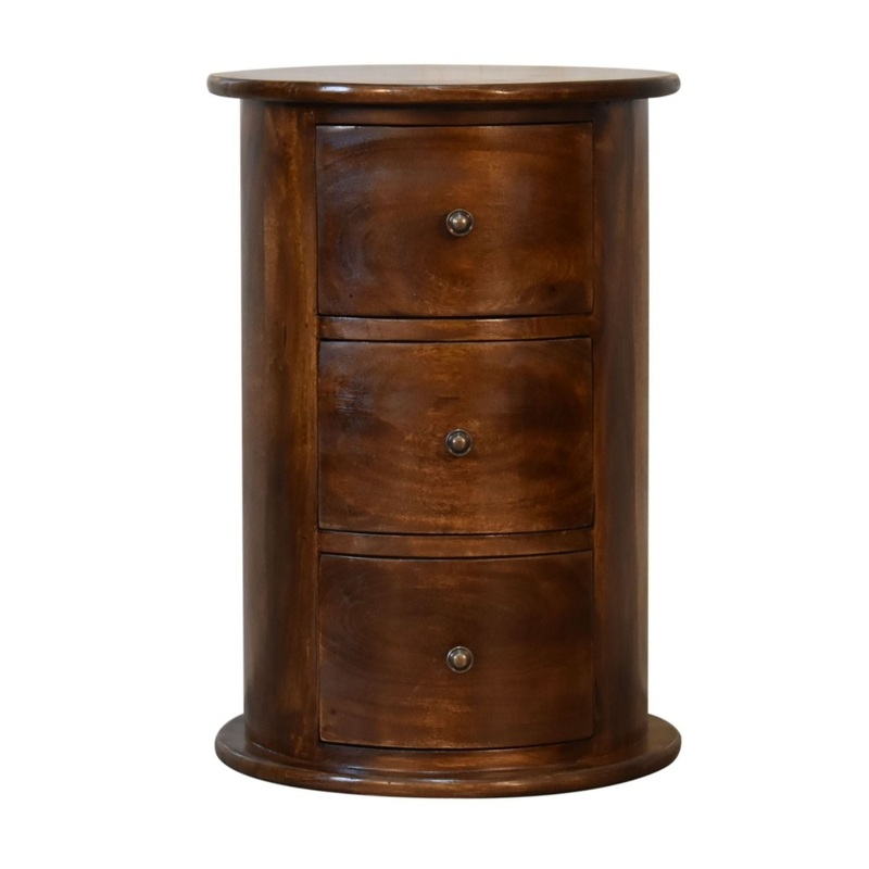 3 Drawer Drum – Chestnut