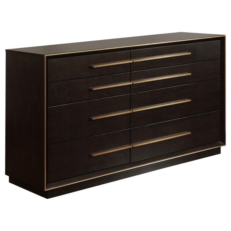 Durango – 8-Drawer Dresser|Dark Brown|Light Brown